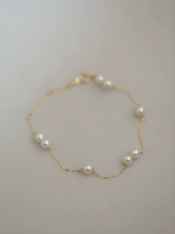 14k Freshwater Pearl Bracelet